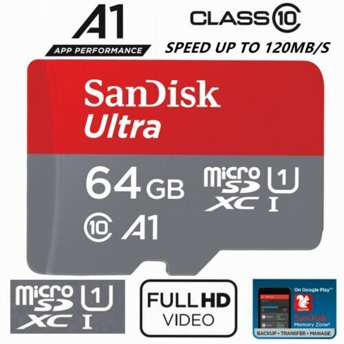 SanDisk 64 Gig SD Memory Card (100 MB/S)