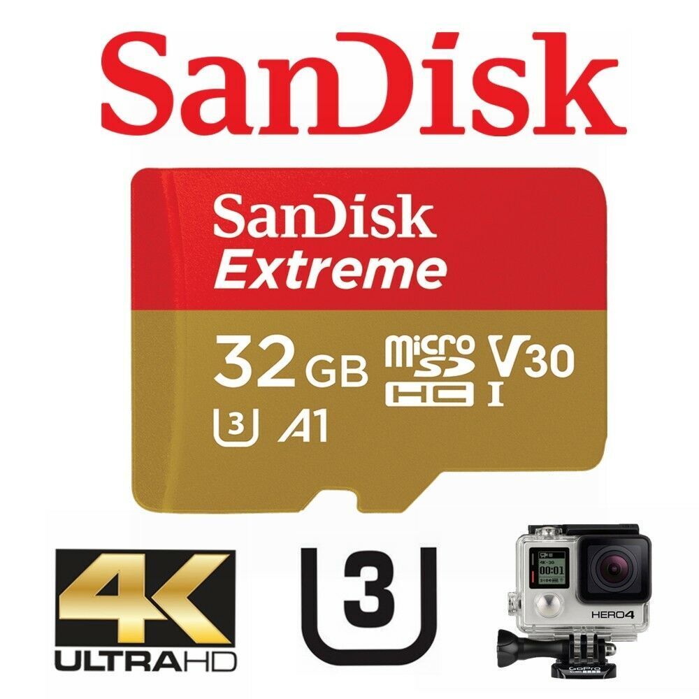  SanDisk Extreme PRO microSDXC UHS-I Memory Card 1 TB + Adapter  & RescuePRO Deluxe (for Smartphones, Action Cameras or Drones, A2, Class  10, V30, U3, 200 MB/s Transfer) : Electronics