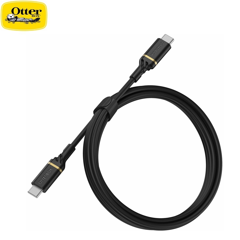 OtterBox Fast Charge&Data Transfer Cable USB-C to USB-C 1M Shimmer 78-52541 Black