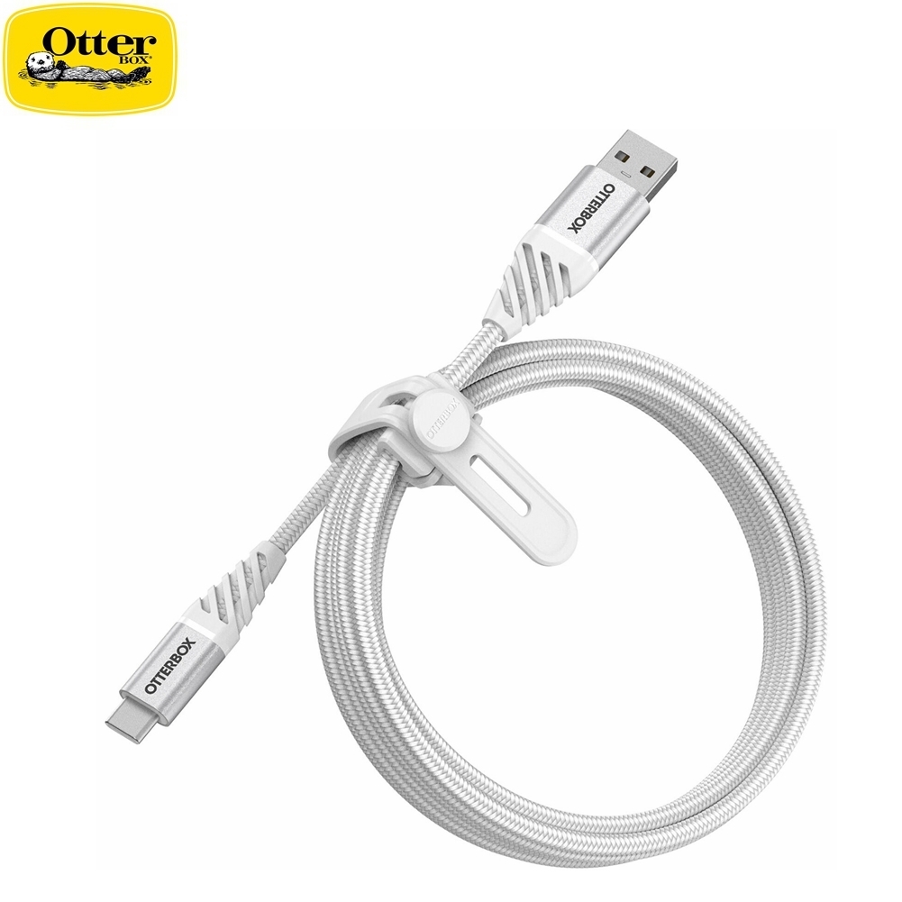 OtterBox USB-C to USB-A Data Transfer & Charging Cable 2M White 78-52668