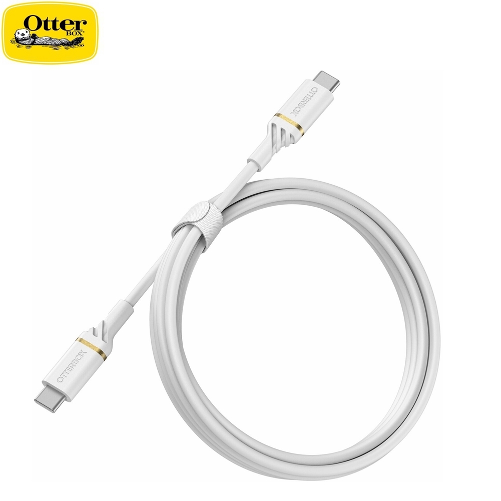 OtterBox Fast Charge&Data Transfer Cable USB-C to USB-C 1M Shimmer 78-52672 White 