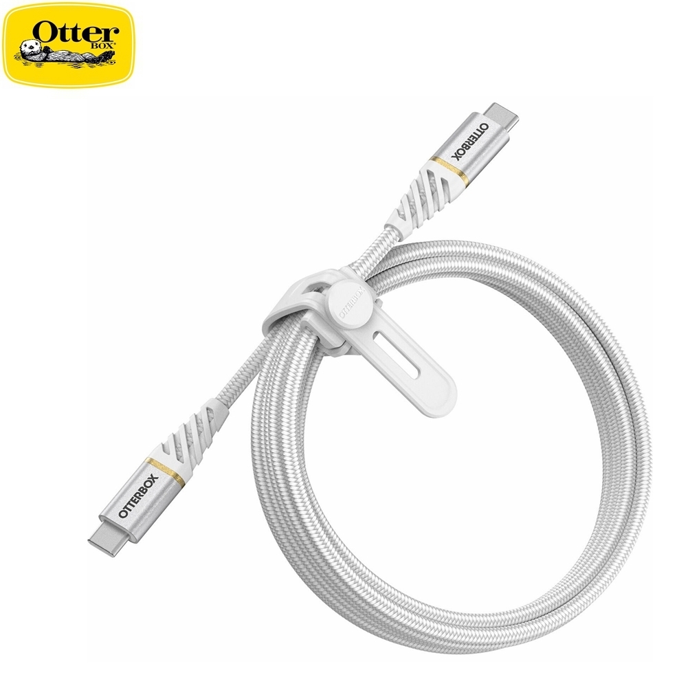 OtterBox USB-C to USB-C Fast Charge&Data Transfer Cable 2M Cloud White 78-52681