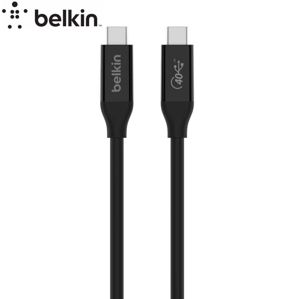 Belkin CONNECT USB4 Fast Charging & Data Transfer USB-C to USB-C Cable 0.8M