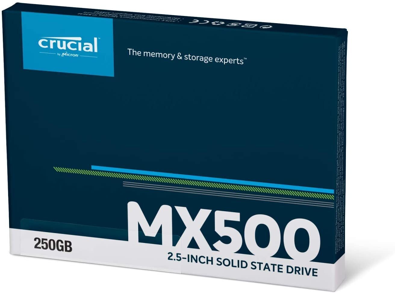 Crucial SSD 250GB MX500 Internal Solid State Drive Laptop 2.5" SATA III 560MB/s