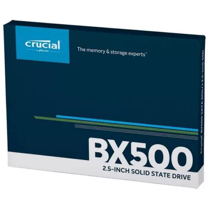 Crucial SSD 500GB BX500 Internal Solid State Drive Laptop 2.5" SATA III 540MB/s
