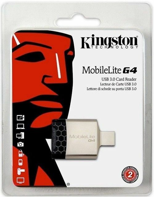 Multi Card Reader Kingston MobileLite G4 USB 3.0 Multi Memory Card Reader MicroSD Card SD Card Reader