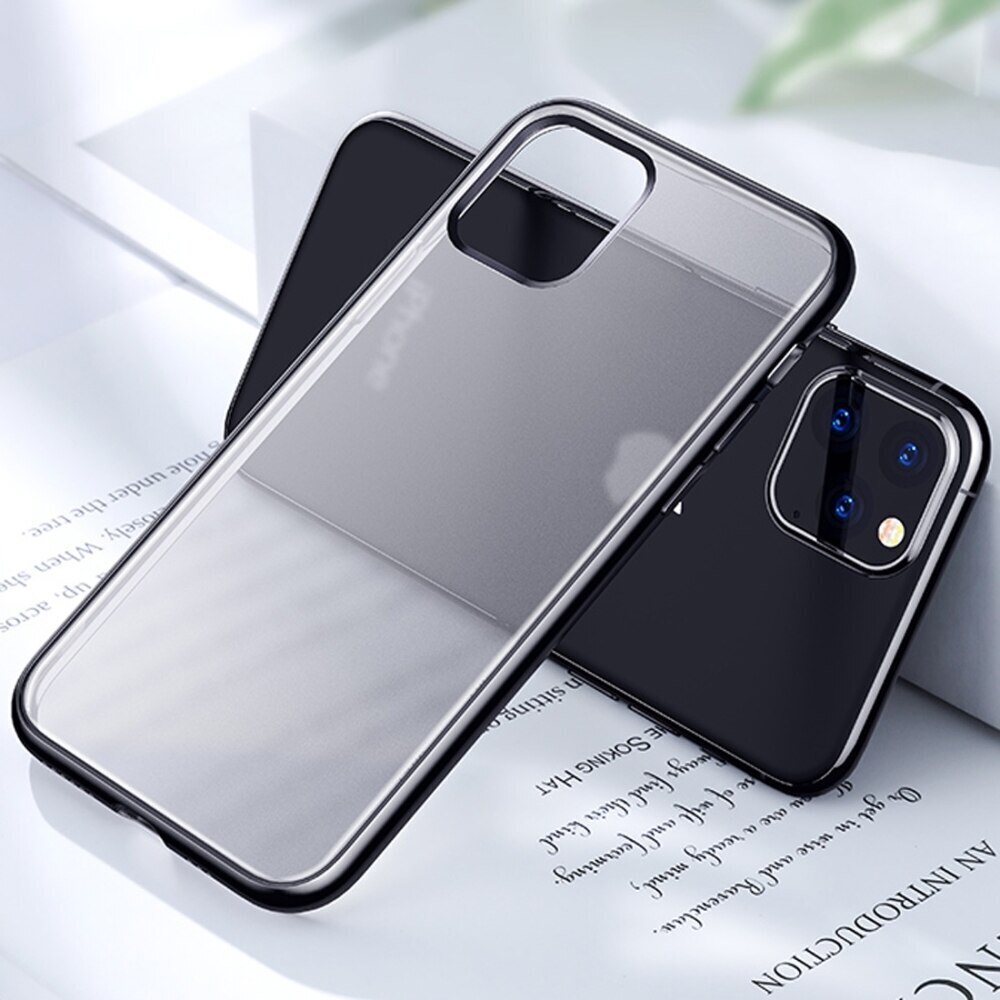 Phone Case Joyroom Shockproof Lens Protection Back Cover for iPh 11 Pro Black