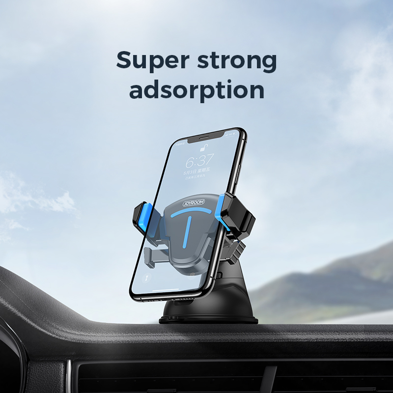 Phone Holder Joyroom 360° Rotatable Suction Cup Car Holder Dashboard Black