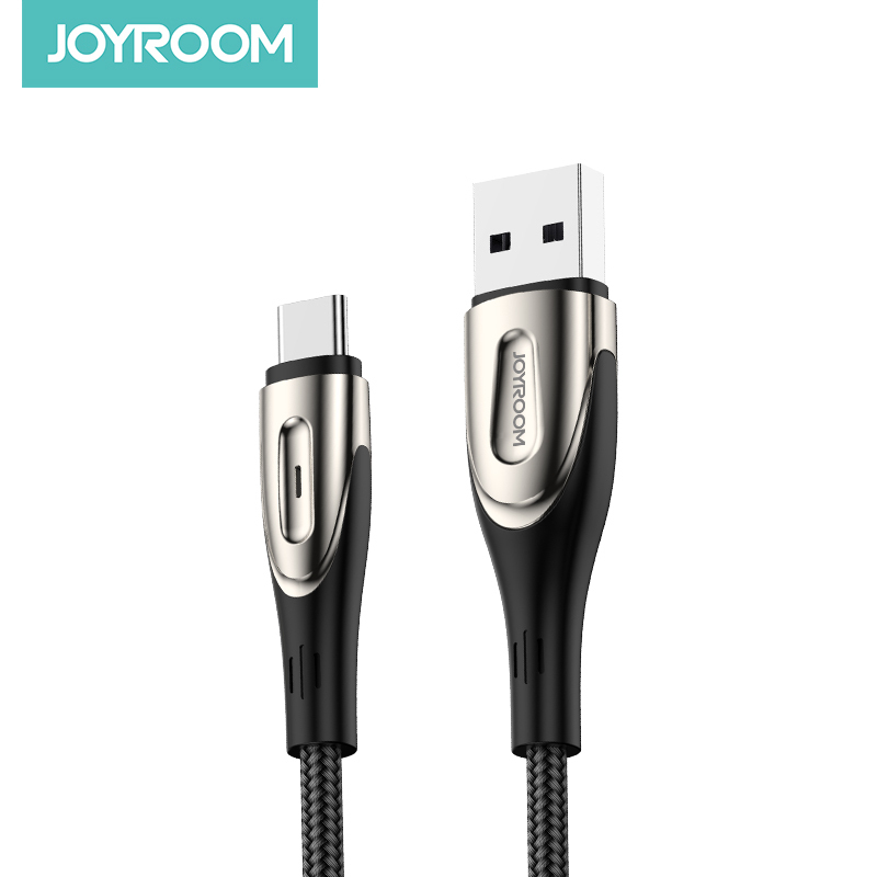 Phone Cable Joyroom S-M411 Sharp Series For Type-C  Fast Charging 1.2M Black