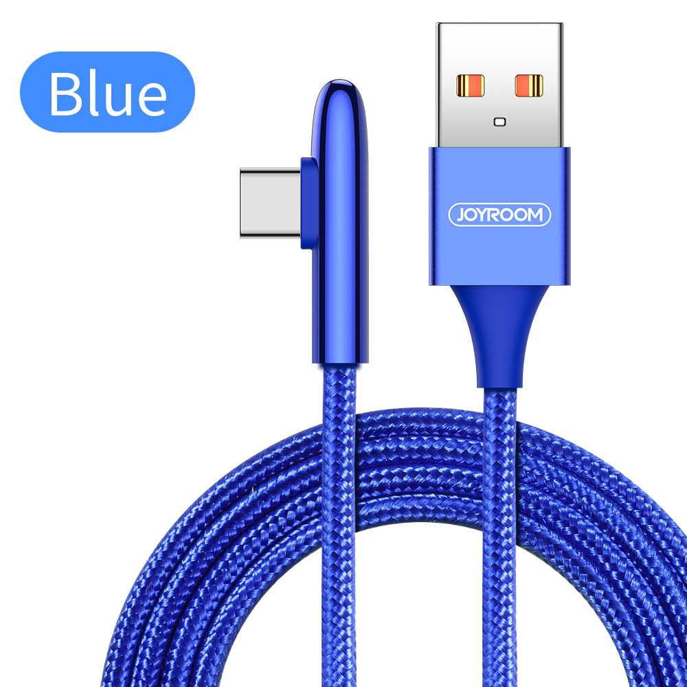 Phone Cable Joyroom S-M98K Bullet shape series 3A Fast Charging Type-C Blue 1.2M