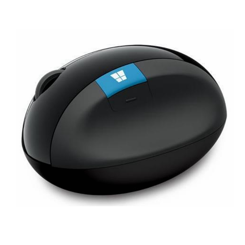 Wireless Mouse Microsoft Sculpt Ergonomic Mice USB Design PC Mac Black L6V-00006