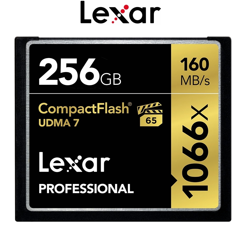 Lexar CF Card 256GB Compact Flash Professional 1066x Camera DSLR Memory Card UDMA7 VPG-65 4K 160MB/s