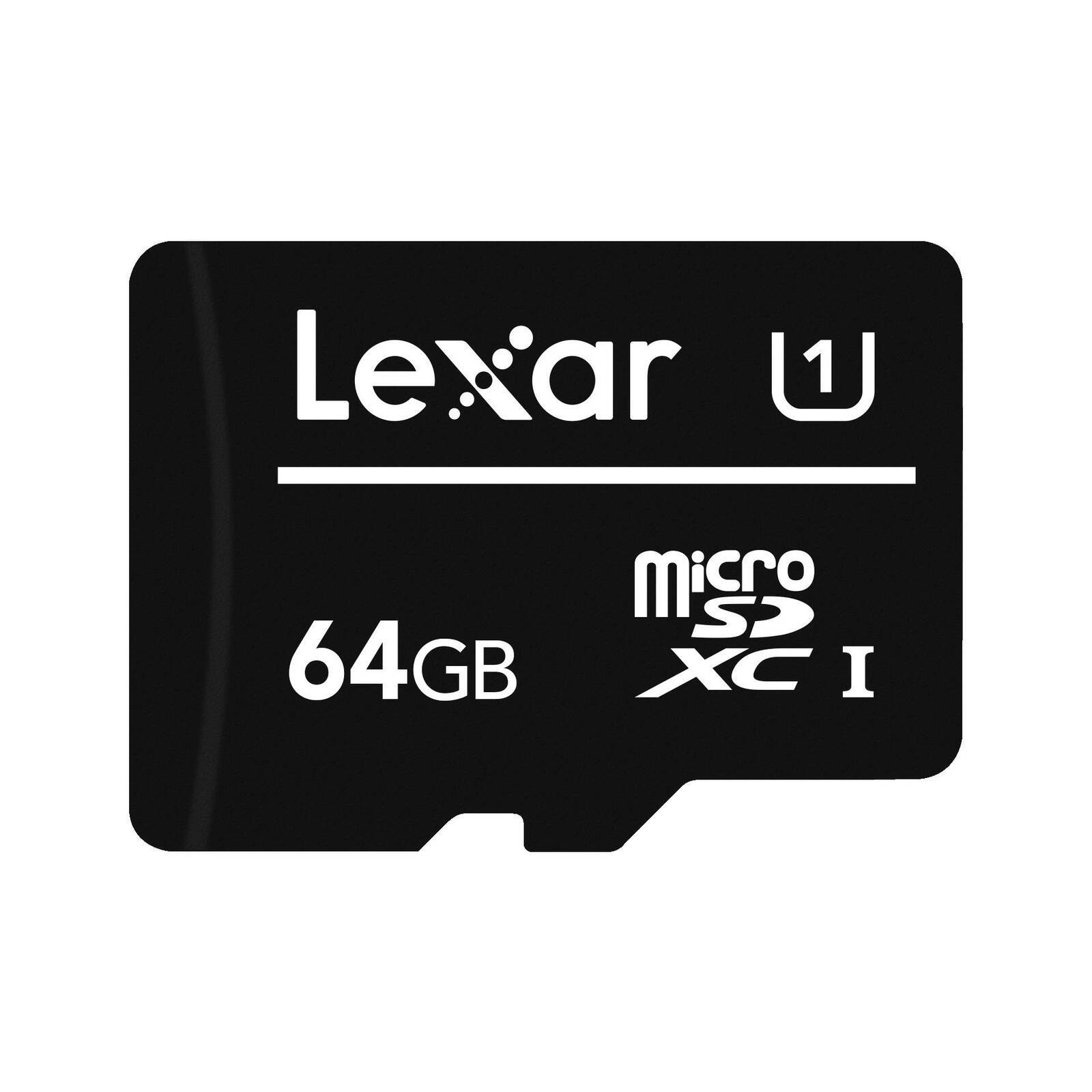 Micro SD card Lexar High Performance 64 GB SDHC/SDXC UHS-I C10 80MB/s