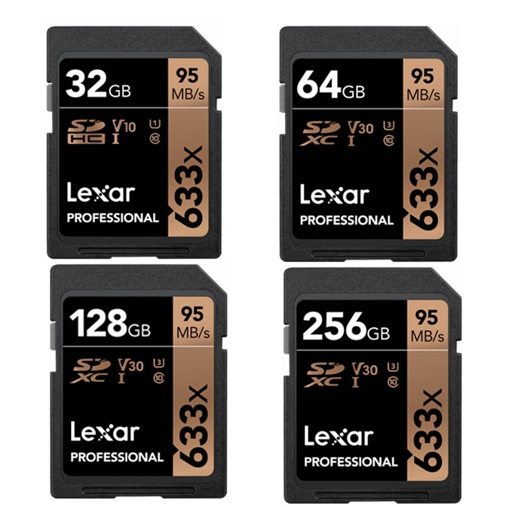 Lexar SD Card UHSI Professional 633x Full HD Camera DSLR TF Memory
