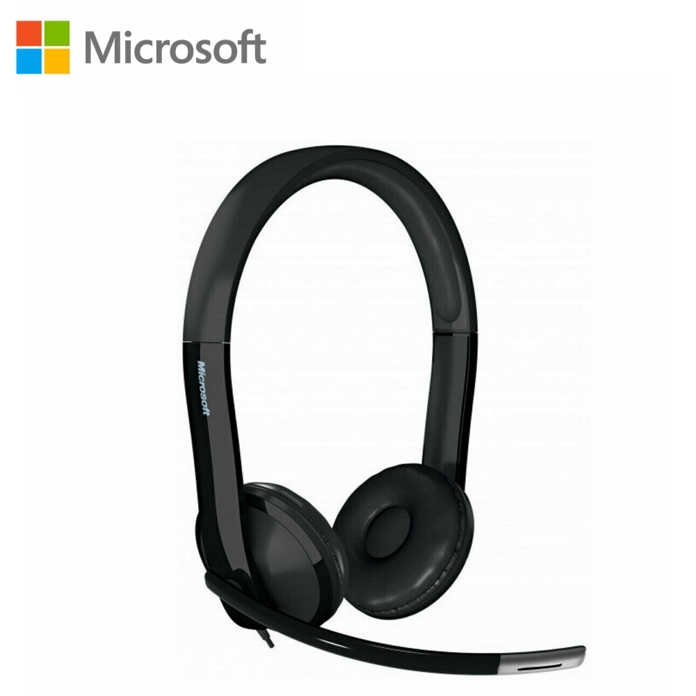 Headphone Microsoft USB Headset 7XF-00003 LifeChat LX-6000 Noise Cancelling MIC Business