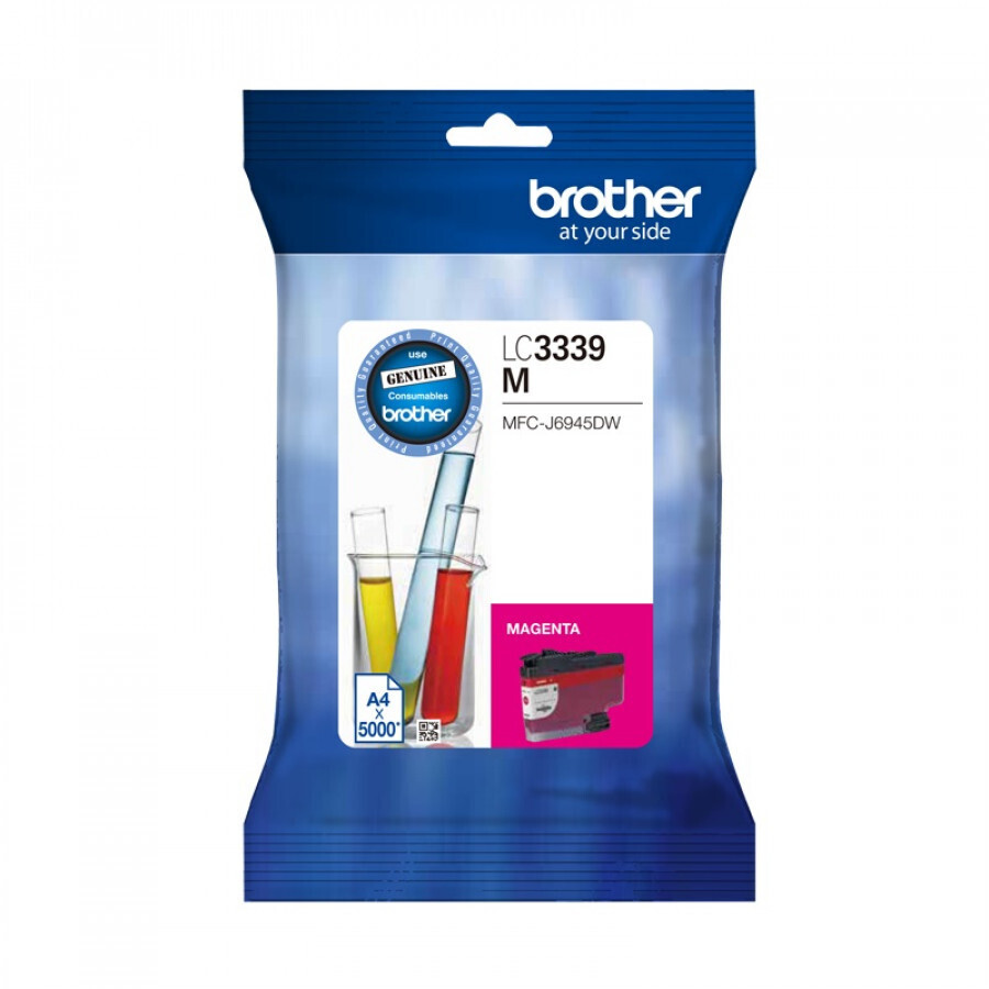 Brother LC-3339XLM Magenta Super High Yield Ink Cartridge to Suit MFC-J5845DW, MFC-J5945DW, MFC-J6545DW, MFC-J6945DW, upto 5000 Pages