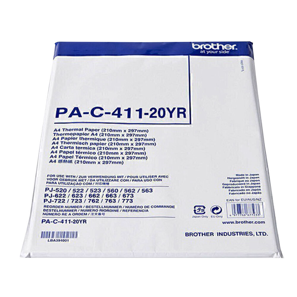 Brother PocketJet Paper ( 100 x A4 Cut Sheets )