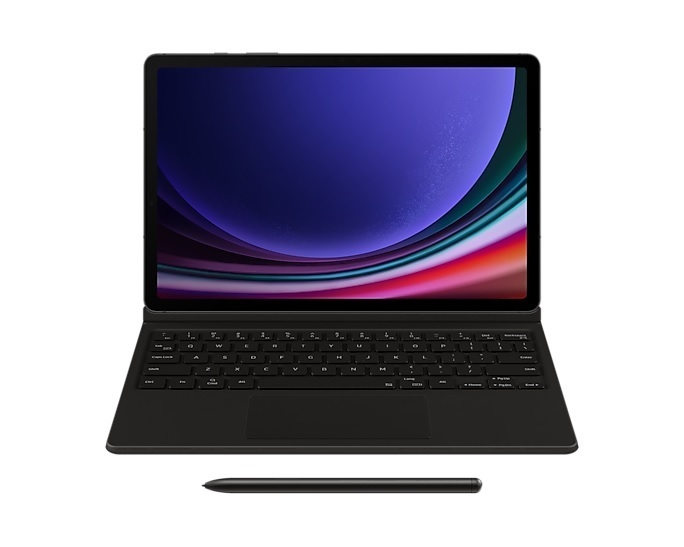 Samsung Galaxy Tab S9 Book Cover Keyboard - Black (EF-DX715UBEGWW)