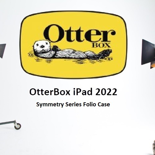 OtterBox Symmetry Folio Apple iPad (10.9') (10th Gen) Case Coastal Evening (Clear/Blue) - (77-89965), 3X Military Standard Drop Protection