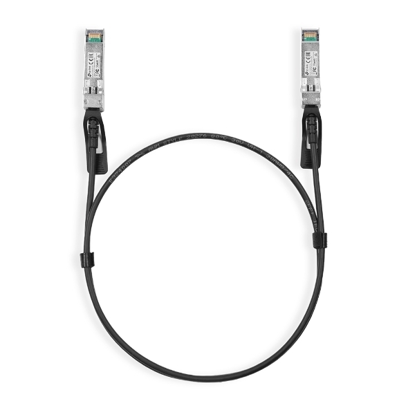 TP-Link TL-SM5220-1M 1 Meter 10G SFP+ Direct Attach Cable, Drives 10 Gigabit Ethernet, 10G SFP+ Connector on Both Sides (Replaces TXC432-CU1M)