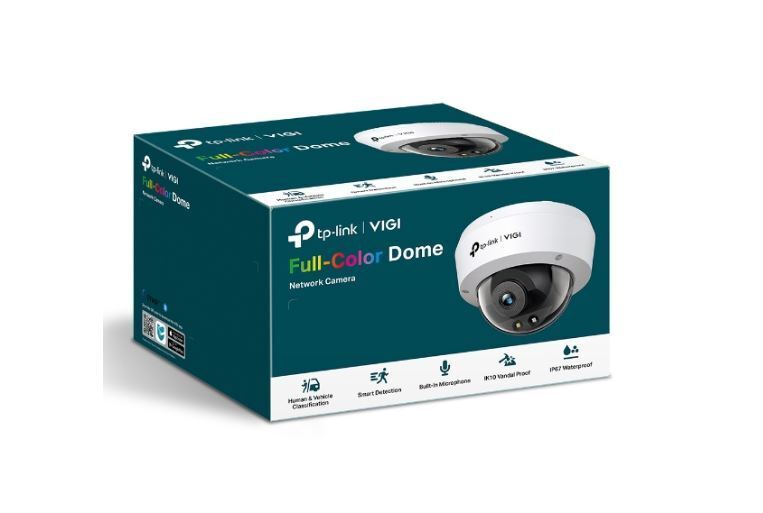 TP-Link VIGI 4MP C240I(4mm) IR Dome Network Camera, 4mm Lens, Smart Detection