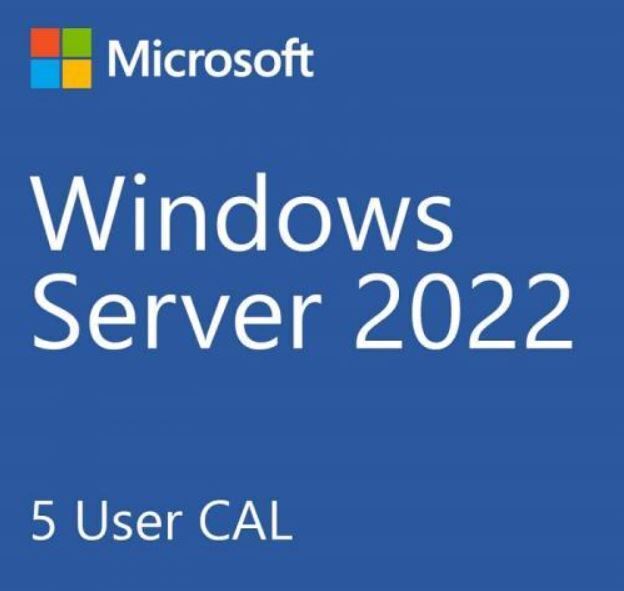 Microsoft Server Standard New 2022 * - 5 Users CAL Pack OEM, Use with SMS-WINSVR22 OR SMS-WINSVR22DVD