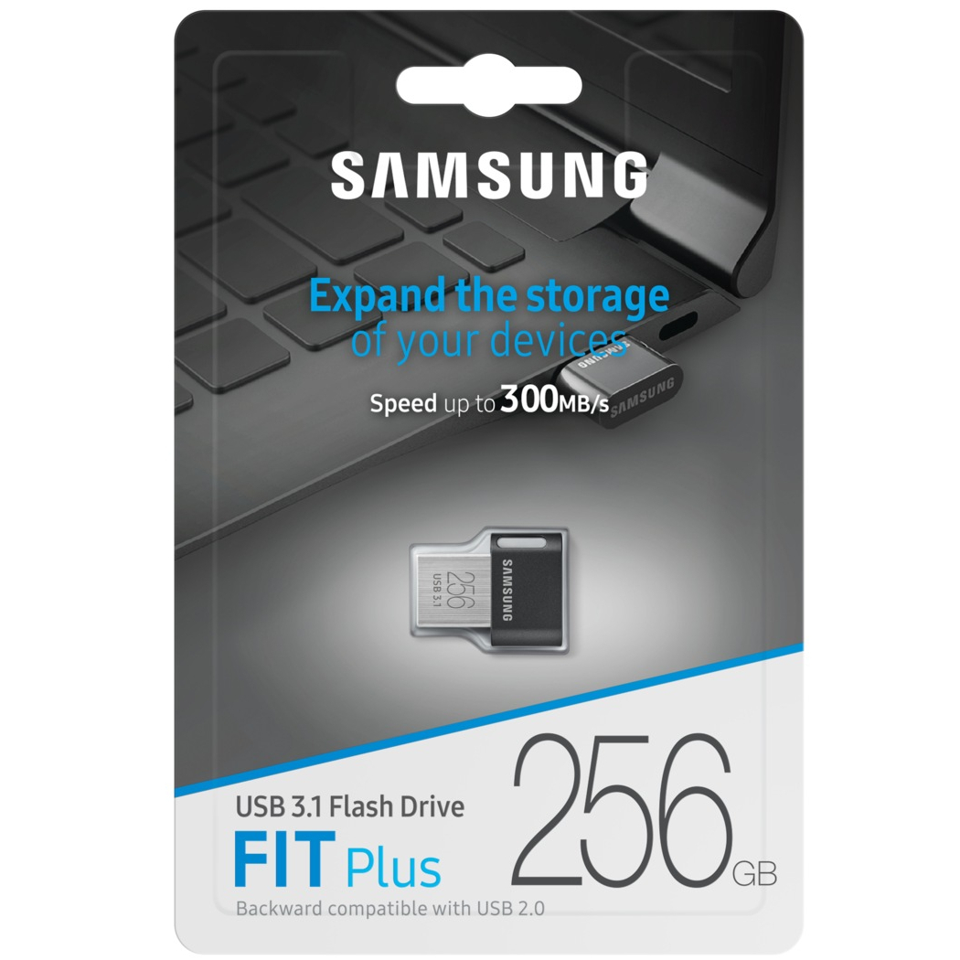 Samsung USB 3.1 256GB Flash Drive Fit Plus Memory Stick (300MB/s) MUF-256AB
