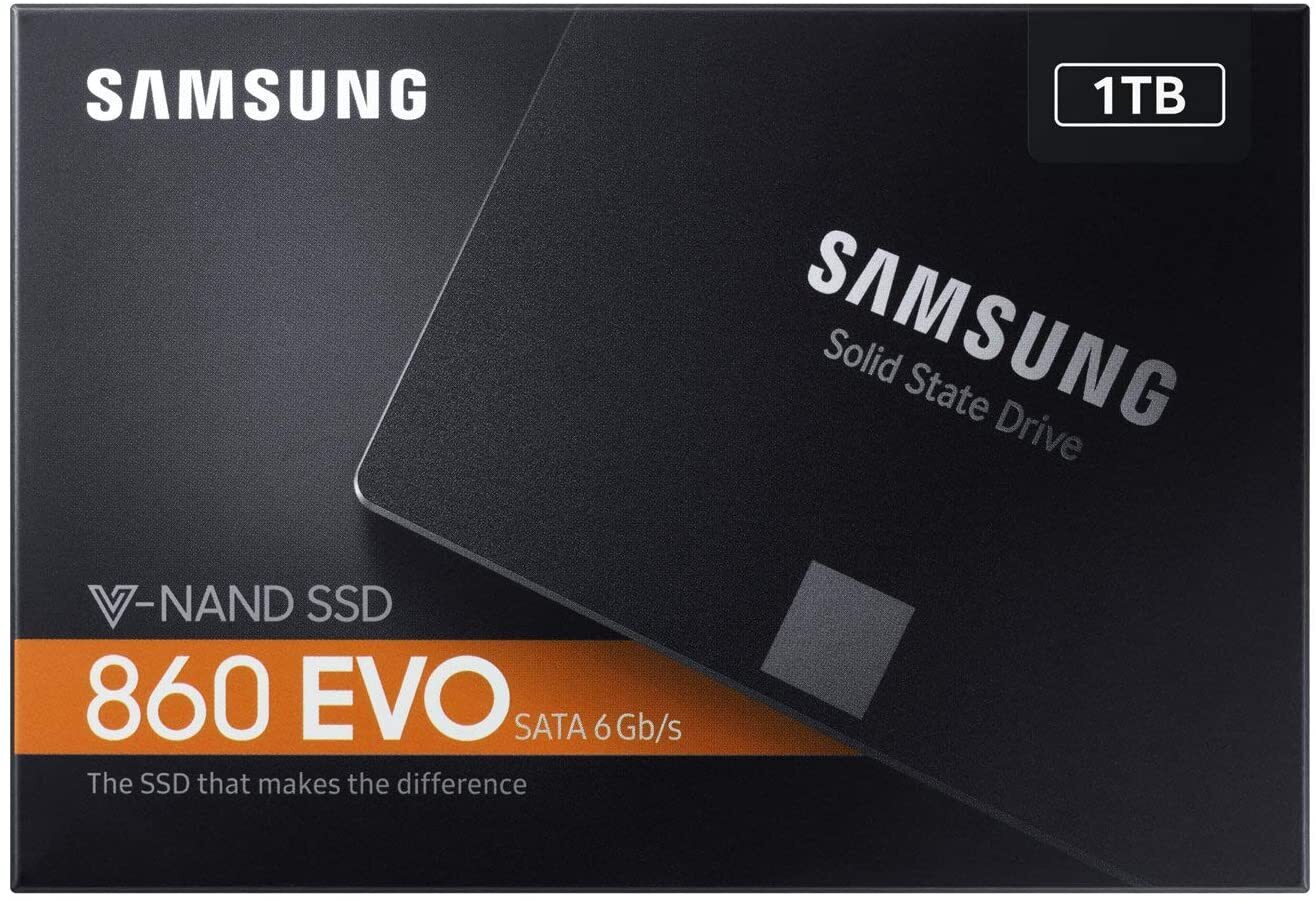 Samsung 860 EVO SSD 1TB Internal Solid State Drive Laptop 2.5" SATA III 550MB/s