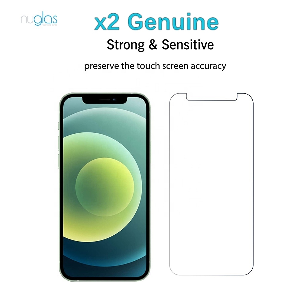 2x Screen Protector Nuglas Clear Tempered Glass Scratch Proof For iPhone X/Xs/11 Pro
