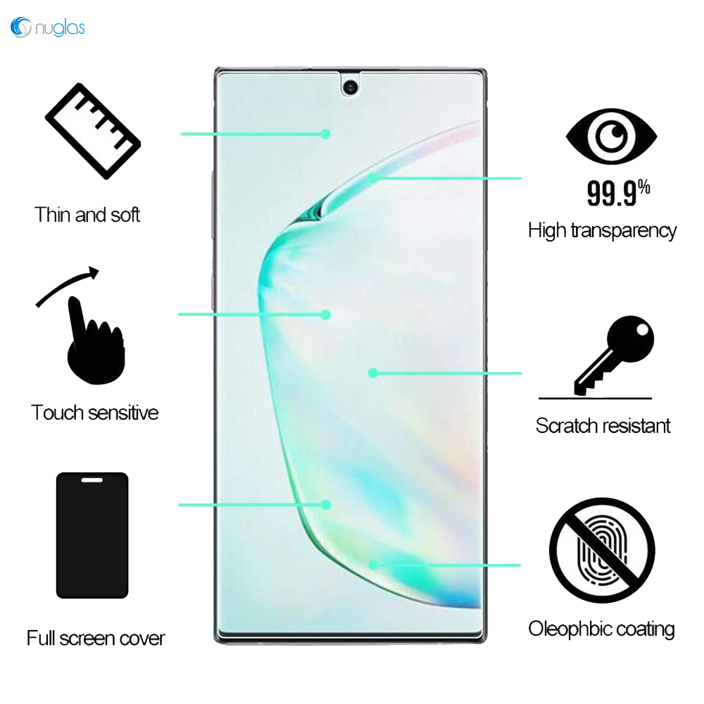 Screen Protector Nuglas Tempered Glass For Samsung S21 FE Scratch Resistant