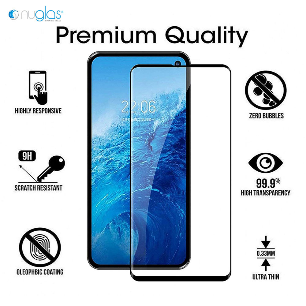 Screen Protector Nuglas Full Cover Tempered Glass Samsung Galaxy S10e 