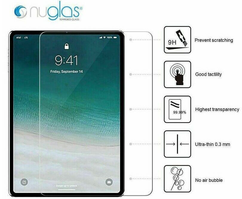 Screen Protector Nuglas Tempered Glass Protection Ipad Air 2019 /Ipad pro 10.5