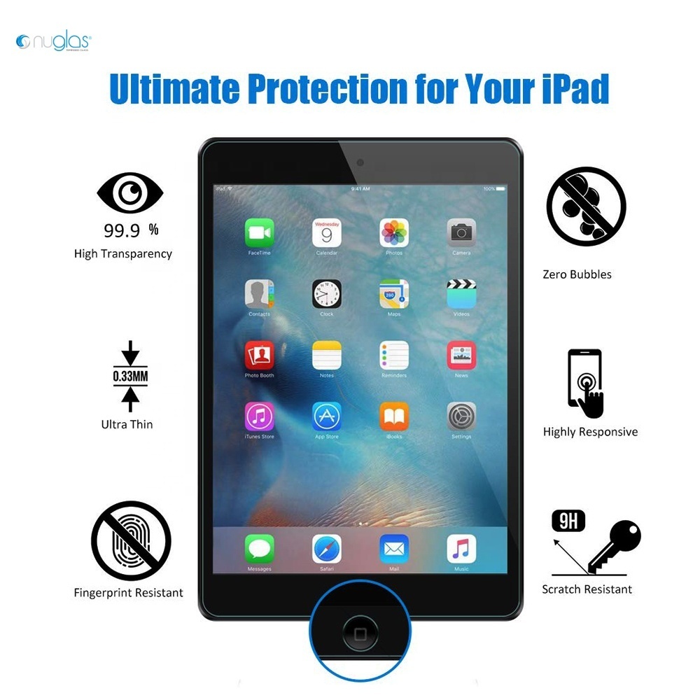 Screen Protector Nuglas Tempered Glass Protection Ipad Mini (2019) Mini 5/ Ipad Mini 4