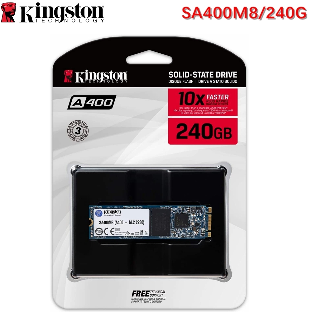 SSD 240GB Kingston A400 Internal Solid State Drive Laptop SSD M.2 SA400M8/240G