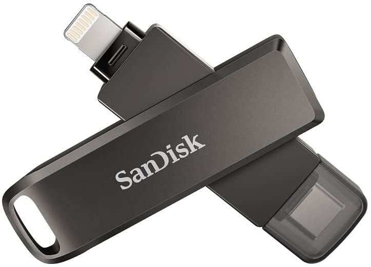 SanDisk iXpand Flash Drive Luxe 64GB - Lightning (iPhone, iPad