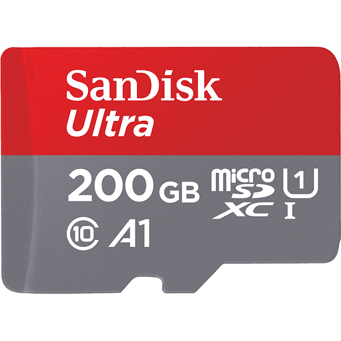 SanDisk Ultra 200GB Micro SD Card SDXC A1 UHS-I 120MB/s Mobile Phone TF Memory Card SDSQUAR-200G