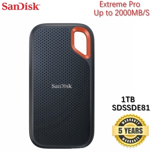 SSD SanDisk 1TB  Extreme Pro Portable NVMe SSD up to 2000MB/s SDSSDE81-1T00-G25