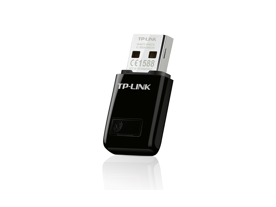 Wireless 300 Mbps USB Adapter TP-Link TL-WN823N Computer PC Wi-Fi Network Adapter