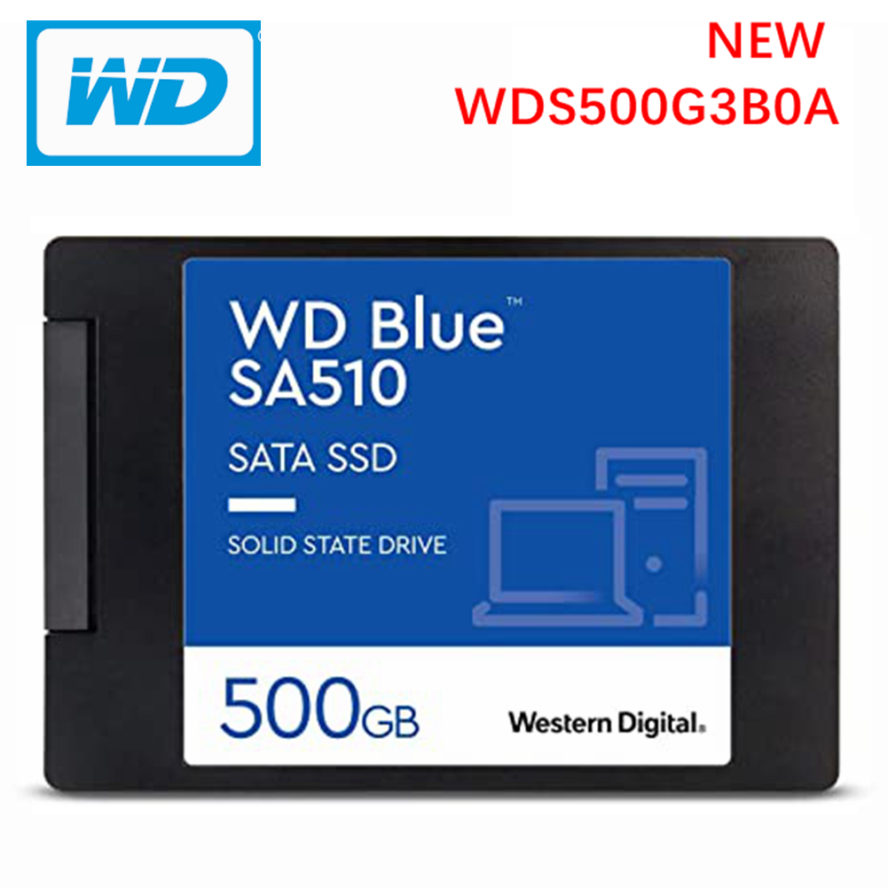 SSD Western Digital 500GB Blue SA510 SATA Internal Solid State Drive WDS500G3B0A