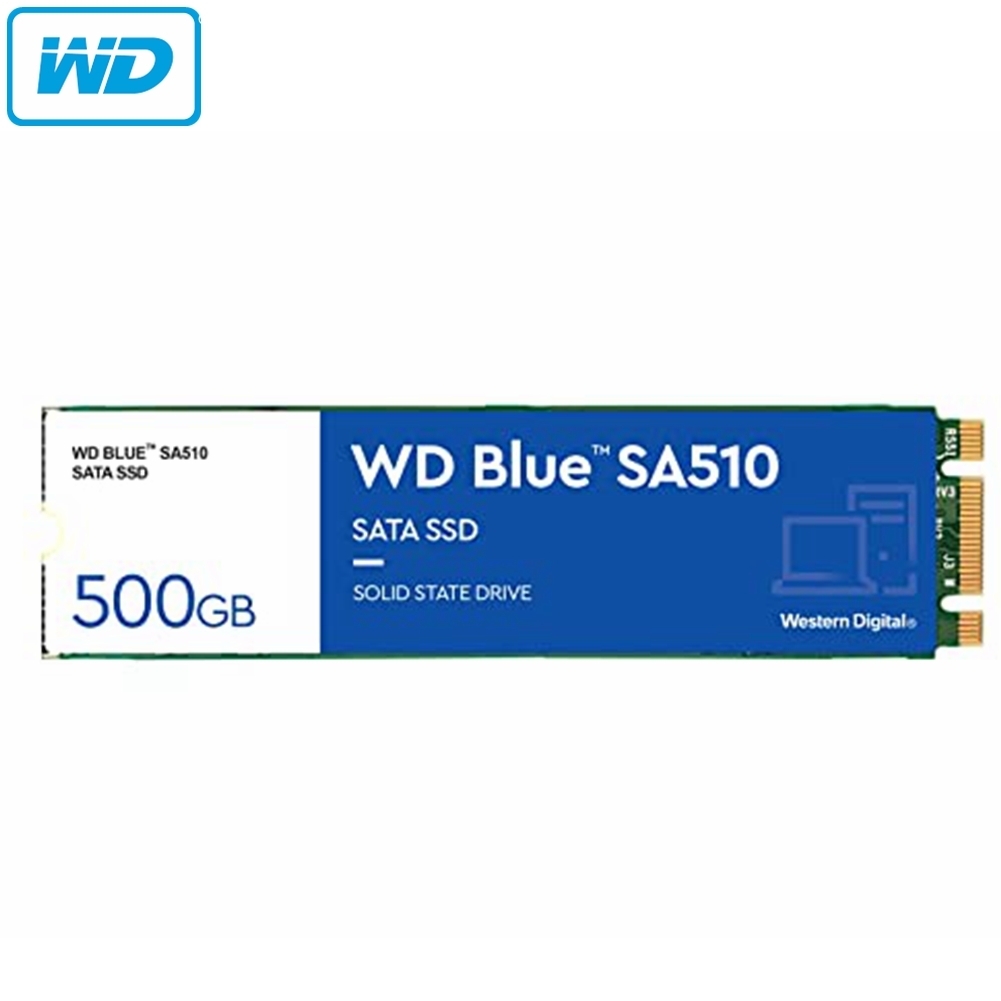 SSD WD Blue SA510 500GB M.2 2280 Solid State Drive WDS500G3B0B Up to 560MB/s