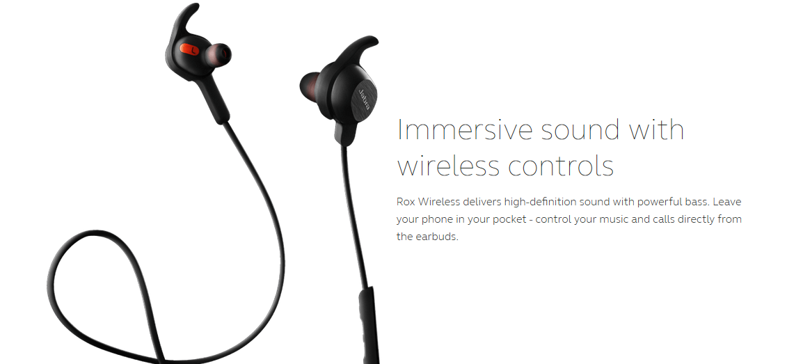 Bluetooth Headset Jabra Rox Wireless 