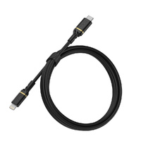 OtterBox Fast Charge&Data Transfer Cable Lightning to USB-C 1M Shimmer 78-52551 Black 