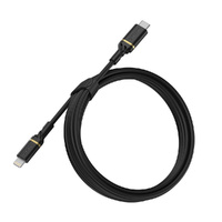 OtterBox Fast Charge&Data Transfer Cable Lightning to USB-C 2M Shimmer 78-52647 Black