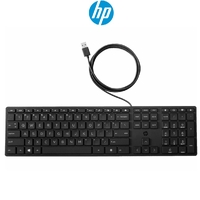 HP Keyboard  USB Wired Keyboard 320K For Desktop Black 9SR37AA