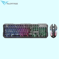 PC Gaming Keyboard Mouse Alcatroz X-Craft XC3000 Spill Proof FX Effects Backlight