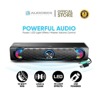 USB SoundBar AudioBox Audio Bar U250 Powerful Audio with Led Light Effects