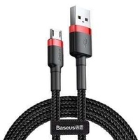 Phone Cable Baseus cafule Fast Charging USB to Micro USB  2A 3M Black & Grey