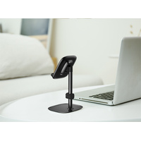 Desk Stand Holder Baseus Literary Youth  Adjustable Universal Phone Tablet Black