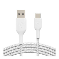 Belkin USB-A to USB-C Cable for Samsung Google Nintendo Switch 2M White