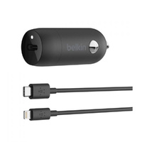 Belkin BOOST UP 20W PD Car Charger + Type-C to Lightning Cable For IPhone IPad 